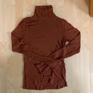 Aritzia - only turtleneck (burnt orange)